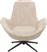 HomeMarkt Brynn Πολυθρόνα Περιστρεφόμενη Μπεζ 88x76x88cm HM9594.07