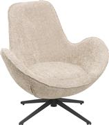 HomeMarkt Brynn Πολυθρόνα Περιστρεφόμενη Μπεζ 88x76x88cm HM9594.07