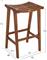 HomeMarkt Bundy Σκαμπό Μπαρ Ξύλινο Καρυδί 45x40x75cm HM6130