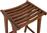 HomeMarkt Bundy Σκαμπό Μπαρ Ξύλινο Καρυδί 45x40x75cm HM6130