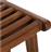 HomeMarkt Bundy Σκαμπό Μπαρ Ξύλινο Καρυδί 45x40x75cm HM6130