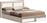 HomeMarkt Capri Κρεβάτι Διπλό Ξύλινο Λευκό με Αποθηκευτικό Χώρο 150x200cm HM312.06