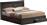 HomeMarkt Capri Κρεβάτι Ημίδιπλο Ξύλινο Zebrano με Συρτάρια & Τάβλες για Στρώμα 120x200cm HM665.01
