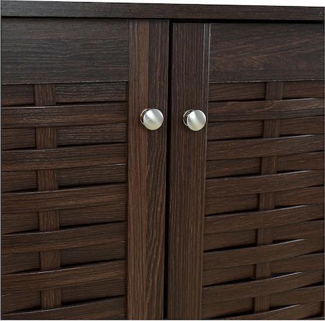 HomeMarkt Cassiope Παπουτσοθήκη Wenge 77x34x67.5cm HM2208.01