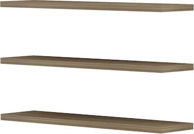 HomeMarkt Cassius Ράφια Τοίχου Φυσικό Σετ 3τμχ 60x14.5xcm HM8966.12