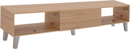 HomeMarkt Charlize Sonoma 180.5x32x155.5cm HM2253.02