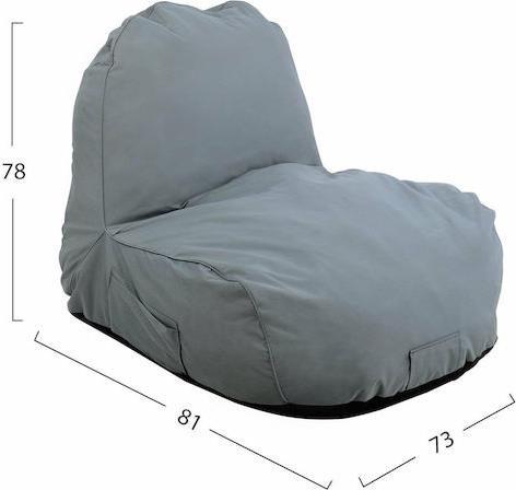 HomeMarkt Cloud HM5112.10 6188 Αδιάβροχο Γκρι 81x78x73cm