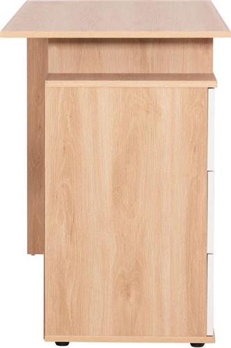 HomeMarkt Colt Γραφείο Ξύλινο Λευκό-Sonama 120x53x75cm HM18291