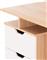 HomeMarkt Colt Γραφείο Ξύλινο Λευκό-Sonama 120x53x75cm HM18291