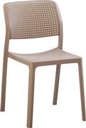 HomeMarkt Comfee Καρέκλα Catering Πολυπροπυλενίου Καπουτσίνο 41x57x82cm HM6101.04