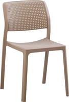 HomeMarkt Comfee Καρέκλα Catering Πολυπροπυλενίου Καπουτσίνο 41x57x82cm HM6101.04
