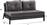 HomeMarkt Constance Διθέσιος Κρεβάτι Ανθρακί Βελουτέ 151x92x66cm HM3079.11