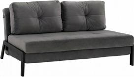 HomeMarkt Constance Διθέσιος Κρεβάτι Ανθρακί Βελουτέ 151x92x66cm HM3079.11