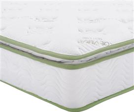 HomeMarkt Continuous Spring Ημίδιπλο Ορθοπεδικό Στρώμα 120x200x22cm με Ελατήρια, Aloe Vera & Ανώστρωμα HM372.18