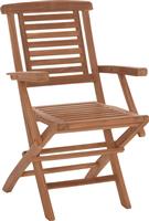 HomeMarkt Crander Πολυθρόνα Εξωτερικού Χώρου Ξύλινη Σετ 2τμχ 53x63x90cm HM6377