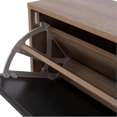 HomeMarkt Davina Ξύλινη Παπουτσοθήκη Sonama-Γκρι 62x24x110cm HM2221.04