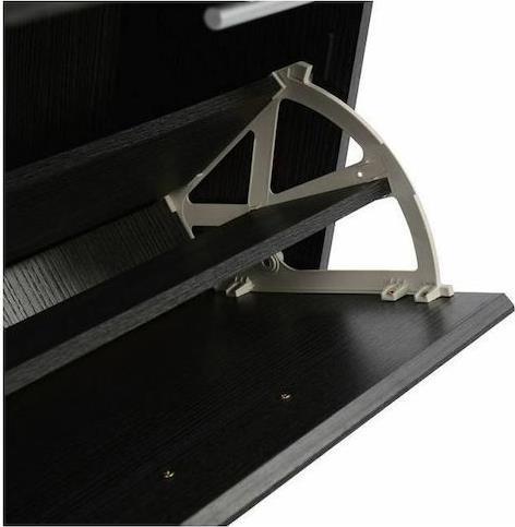 HomeMarkt Davina Ξύλινη Παπουτσοθήκη Zebrano 62x24x110cm HM2221.01