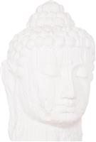 HomeMarkt Διακοσμητικό Δαπέδου XXL Κεφάλι Βούδα Λευκό 90x90x100cm HM4385.02