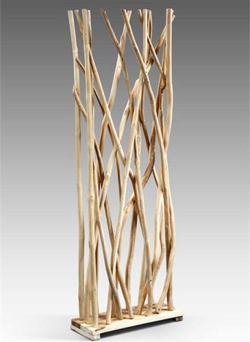 HomeMarkt Διακοσμητικό Παραβάν Ξύλινο με 1 Φύλλο 60x180cm HM9371