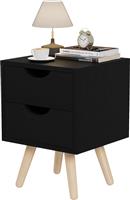 HomeMarkt Dinkl Κομοδίνο Ξύλινο Wenge 29.7x29.7x45cm HM2472.02