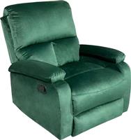 HomeMarkt Dioni Πολυθρόνα Relax Βελούδινη Πράσινο 85x90x100cm HM3296.05