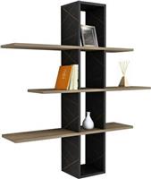HomeMarkt Dominic Ράφι Τοίχου Μαύρο 96x19.5x101cm HM8976.13
