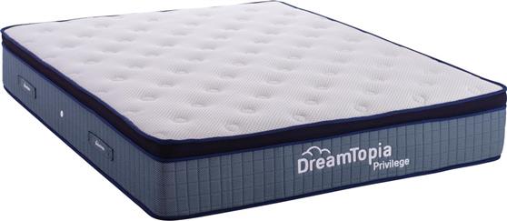 HomeMarkt Dreamtopia Privilege Υπέρδιπλο Ανατομικό Στρώμα 160x200x29cm με Ανεξάρτητα Ελατήρια & Ανώστρωμα HM660.160