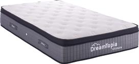 HomeMarkt Dreamtopia Ultimate Ημίδιπλο Ανατομικό Στρώμα 110x190x34cm με Ανεξάρτητα Ελατήρια & Ανώστρωμα HM661.110