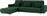 HomeMarkt Eliza Γωνιακός Καναπές Κρεβάτι με Αναστρέψιμη Γωνία Βελούδινος Κυπαρίσσι 245x160cm HM3145.05