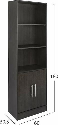 HomeMarkt Ensley Βιβλιοθήκη Zebrano 60x30x180cm HM2027.01