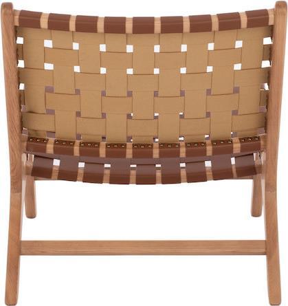 HomeMarkt Felipe Πολυθρόνα από Δερματίνη Καφέ 67x70x75cm HM9326.01