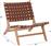HomeMarkt Felipe Πολυθρόνα από Δερματίνη Καφέ 67x70x75cm HM9326.01