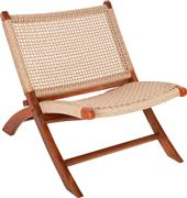 HomeMarkt Ferm Πολυθρόνα Ξύλινη Teak 65.5x80x67cm HM9477.01