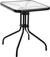HomeMarkt Figo Μεταλλικό Τραπέζι για Μικρούς Εξωτερικούς Χώρους Μαύρο 60x60x70cm HM5035.03