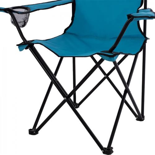 HomeMarkt Fisherman Hm5096 Μπλε Πτυσσόμενη Camping 76x47x80cm