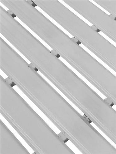HomeMarkt Floor Κουκέτα Μεταλλική Λευκή 90x190cm HM328.02