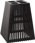 HomeMarkt Frantz Βάση Τραπεζιού από Ξύλο Μαύρο 60x60x75cm HM9460.02