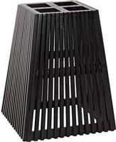 HomeMarkt Frantz Βάση Τραπεζιού από Ξύλο Μαύρο 60x60x75cm HM9460.02