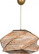 HomeMarkt Φυσικό από Ξύλο και Bamboo 36x36x65cm HM7367.01