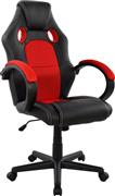 HomeMarkt Gaming Bucket Μαύρο PU-Κόκκινο Mesh 60x62x117cm HM1041.01