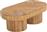 HomeMarkt Gatsby Οβάλ Τραπεζάκι Σαλονιού Rattan Χρώμα Φυσικό Μ110xΠ59xΥ39cm HM9870