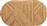 HomeMarkt Gatsby Οβάλ Τραπεζάκι Σαλονιού Rattan Χρώμα Φυσικό Μ110xΠ59xΥ39cm HM9870