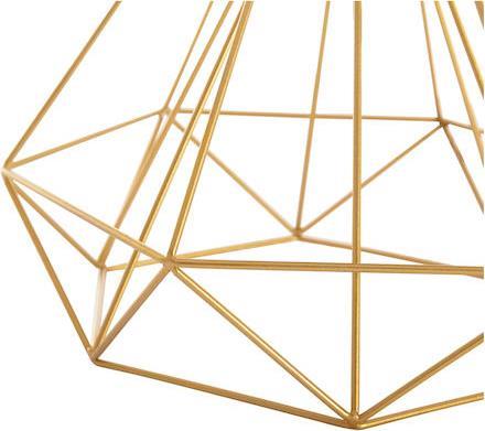 HomeMarkt Geilo Πλαστικό Πορτατίφ για Ντουί E27 με Μαύρο Καπέλο και Χρυσή Βάση HM7416.12