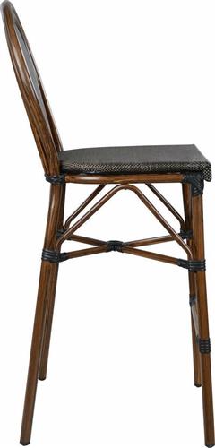 HomeMarkt Gideon HM5059 Αλουμινίου Bamboo Look Καφέ 44x52x115cm