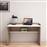 HomeMarkt Γραφείο Ξύλινο Sonoma-White 118x58x80cm HM9227.12
