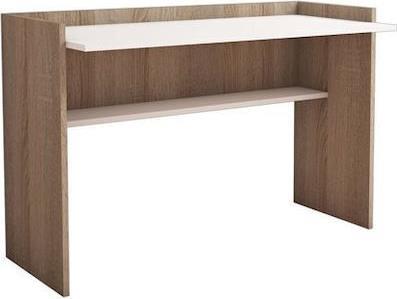 HomeMarkt Γραφείο Ξύλινο Sonoma-White 118x58x80cm HM9227.12