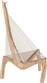 HomeMarkt Harp Πολυθρόνα Φυσικό 85x101.5x128cm HM9861
