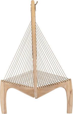HomeMarkt Harp Πολυθρόνα Φυσικό 85x101.5x128cm HM9861