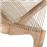 HomeMarkt Harp Πολυθρόνα Φυσικό 85x101.5x128cm HM9861