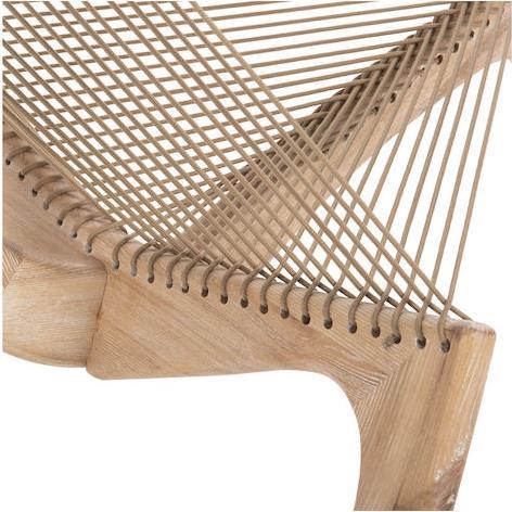 HomeMarkt Harp Πολυθρόνα Φυσικό 85x101.5x128cm HM9861
